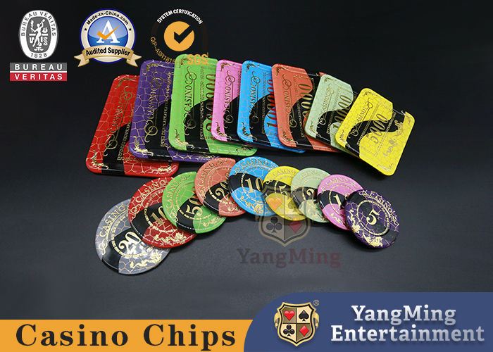 Qualidade Casino Poker Chips Duas camadas Dragão Acrílico E Fênix Código de carimbo Baccarat Jogo de azar Jogos de lazer e entretenimento fábrica