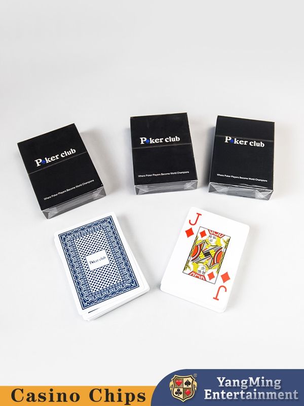 Jakość Plastikowe karty do pokera Texas Hold'em, wodoodporne, z dużymi literami, plastikowe karty do gry w pokera na stole fabryka