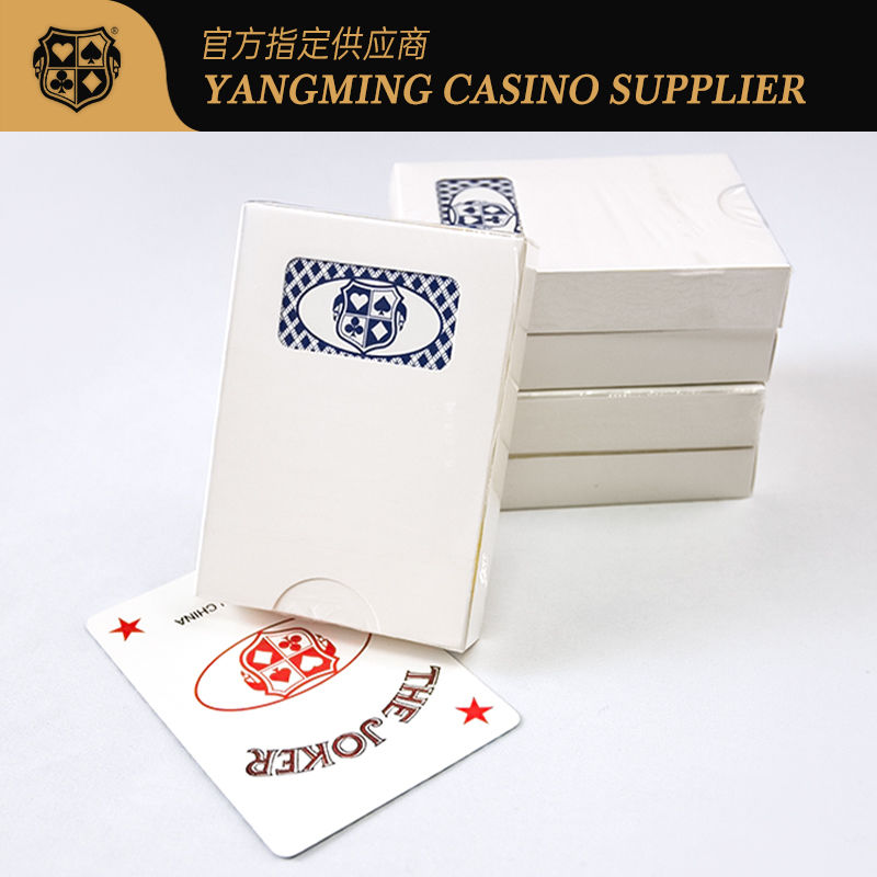 Quality Manufacturer Free Design Custom Entertainment Black Core Poker Cards For Baccarat Casino Club Poker Table Games factory