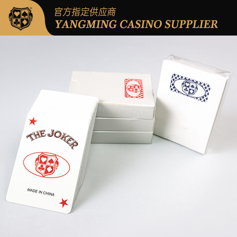 Quality Casino Standard Custom Logo Black Core Poker Cards Poker Table Game Table Top Black Core Poker Cards factory