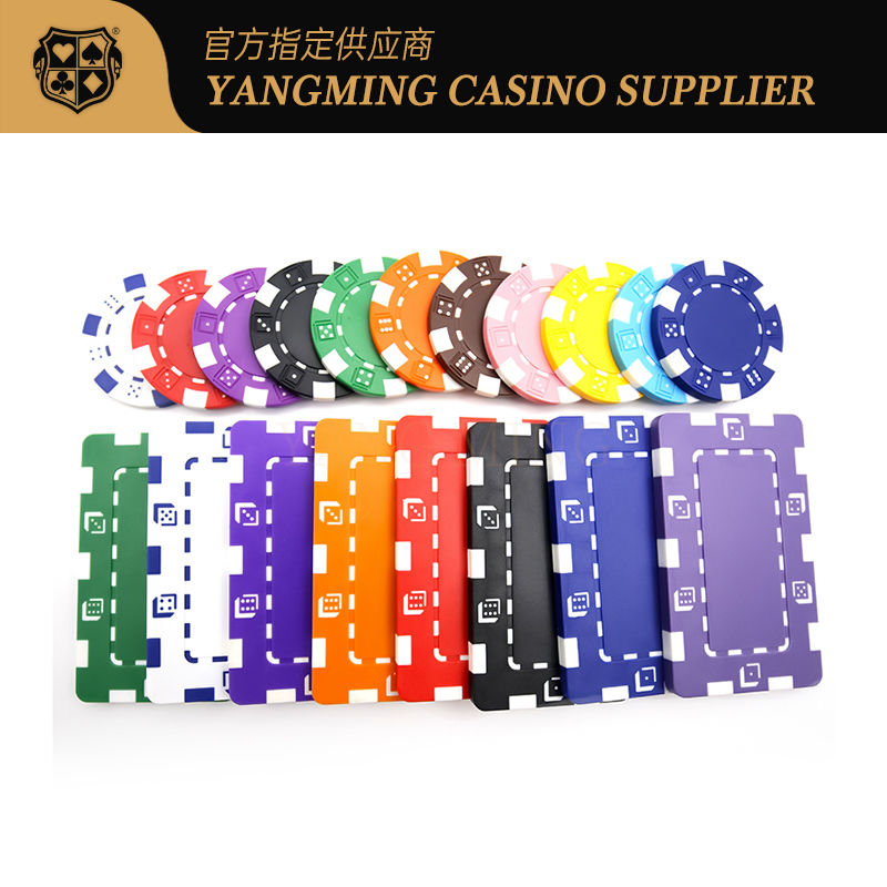 Kalite Stok Satışı ABD ABS Poker Zarları Kumarhane Bakara Poker Oyunu ABS Poker Fişleri fabrika