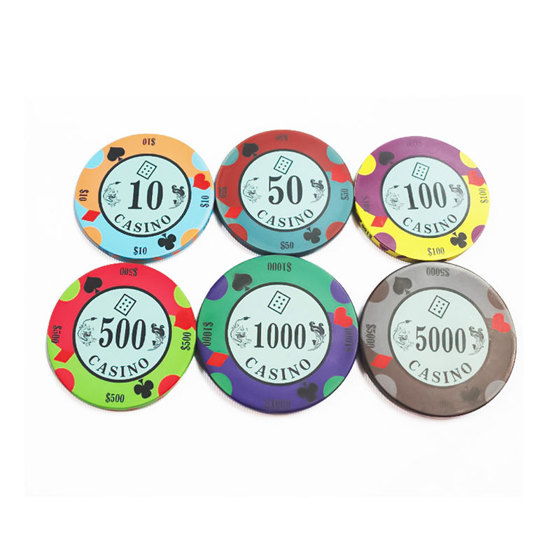 Qualidade Chips de cerâmica personalizados do Casino Chips de jogos de mesa do Texas Hold'em fábrica