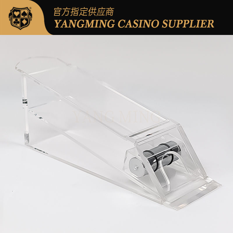 Qualität Transparent 6 Deck Karten Poker Dealer Schuh Casino Black Jack Poker Spiel Fabrik