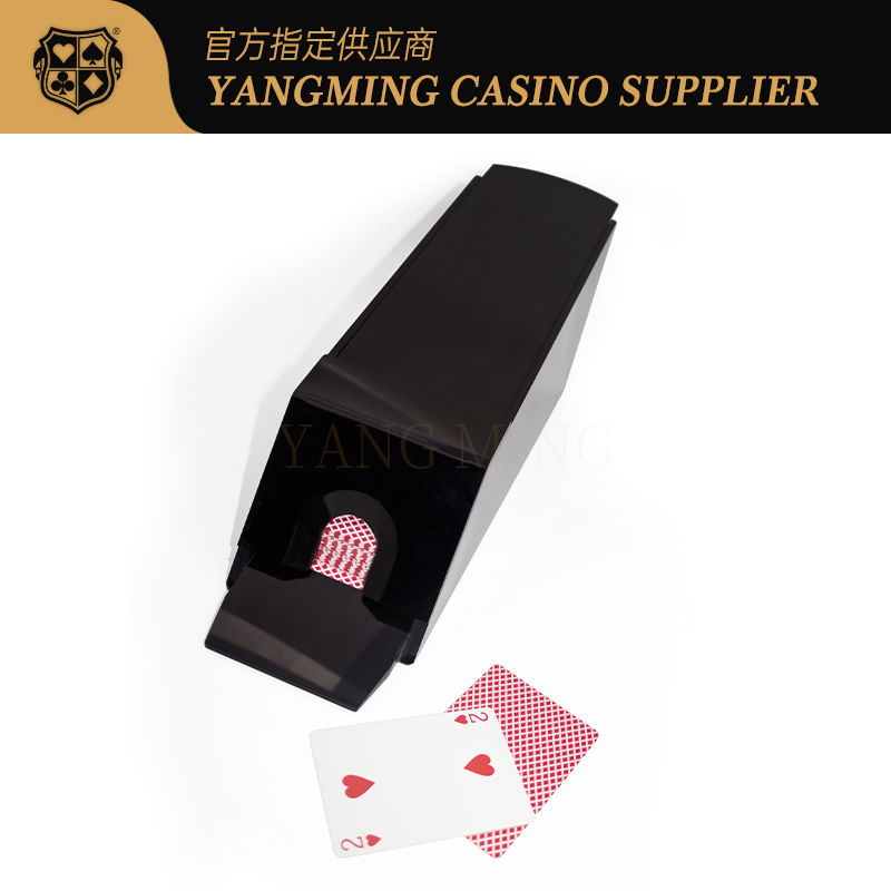 Qualità Professionista personalizzato con 8 mazzi di carte da poker, distributore di carte di plastica, tavolo da casinò, scarpa da baccarat. fabbrica