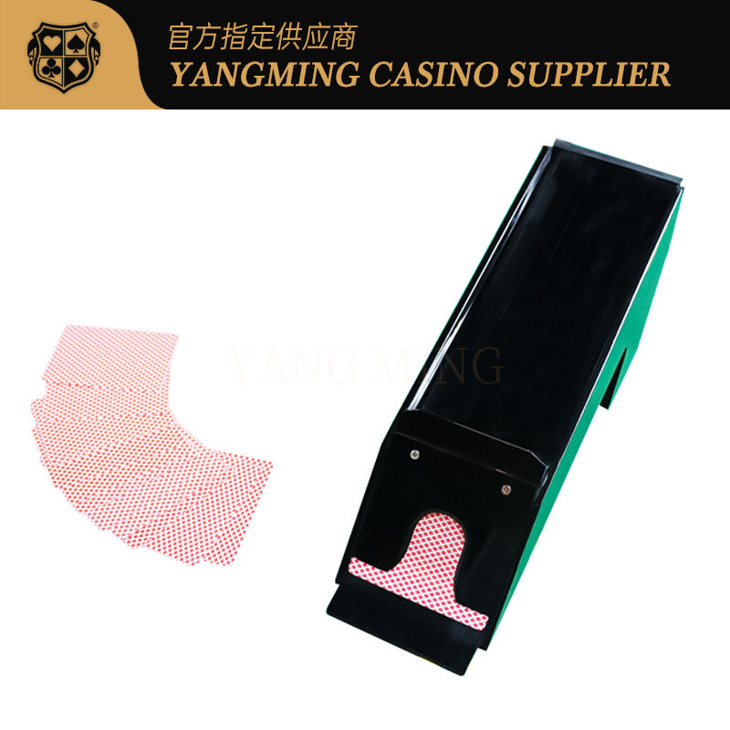 Kualitas Professional Casino Custom Made 8 Deck Of Dealer Baccarat Poker Game Kartu Dealer Sepatu pabrik