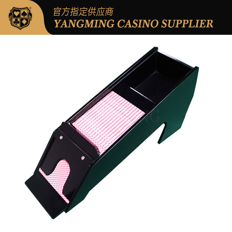 Kualitas Professional Casino Custom Made 8 Deck Of Dealer Baccarat Poker Game Kartu Dealer Sepatu pabrik