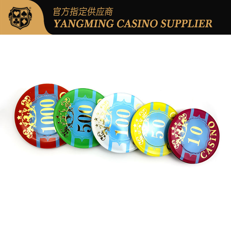 Calidad Premium impermeable Baccarat 760 fichas conjunto de doble capa de póquer acrílico juego fichas de colección fábrica