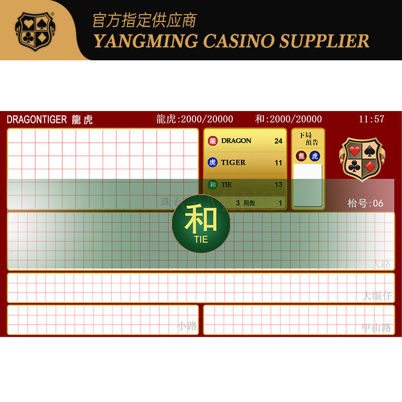 Качество Международная система турниров по покеру Dragon Tiger Elite Live Suite фабрика