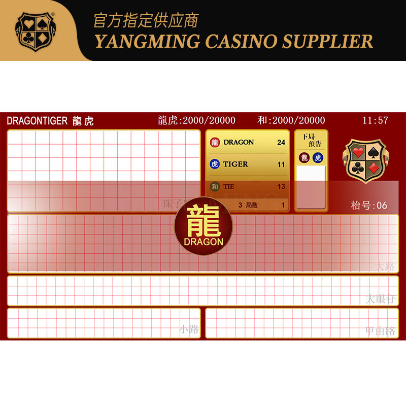 Качество Международная система турниров по покеру Dragon Tiger Elite Live Suite фабрика