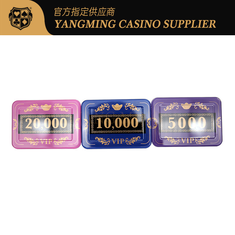 Qualität Deluxe 760-teiliges Acryl-Chips-Set Baccarat-Tischspiel-Chips-Set Baccarat-Acryl-Chips Fabrik