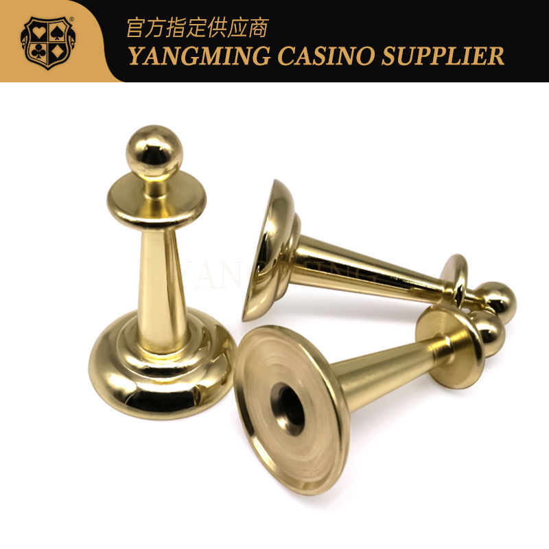 Qualità Gettoni di scommessa per roulette placcati in oro professionali, indicatori in metallo di ferro per tavoli da casinò fabbrica