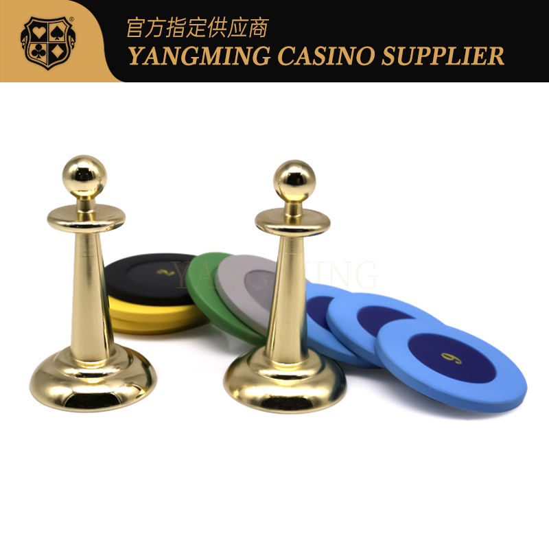 Qualità Casinò Roulette Gioco da tavolo marcatori di scommessa elettroplata oro metallo ferro fabbrica