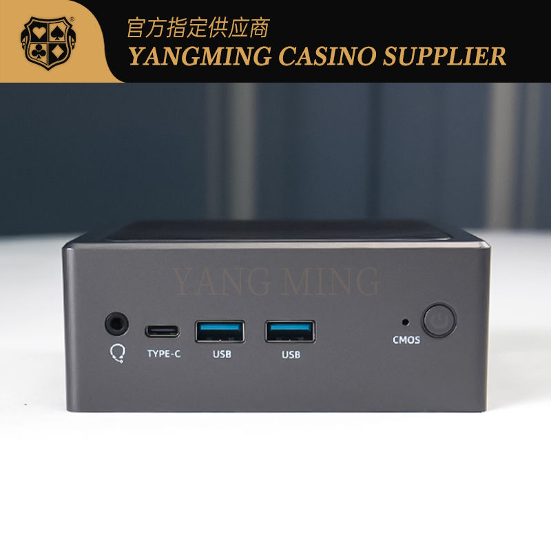 Qualité Table de poker de casino professionnel Noir Mini hôte Baccarat Niu Niu Système logiciel d'hôte informatique usine