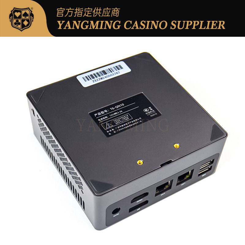 Qualité Table de poker de casino professionnel Noir Mini hôte Baccarat Niu Niu Système logiciel d'hôte informatique usine