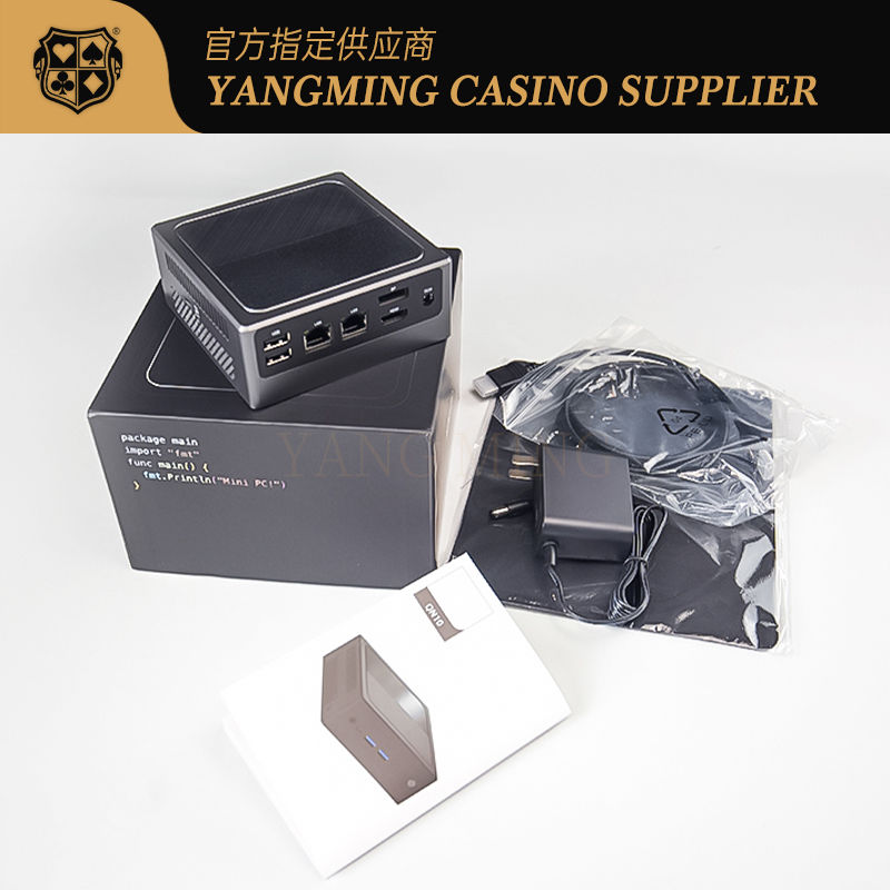 الجودة نظام برنامج مضيف الكمبيوتر الجديد والمُحسّن لـ Baccarat Niu Niu، طاولة بوكر كازينو، مضيف صغير أسود مصنع