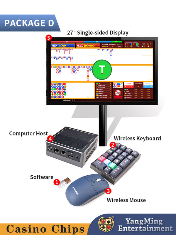 Qualità Lista di Baccarat Sistema Software Bilingue Switch Casinò Intrattenimento Poker Sistema di Gioco fabbrica
