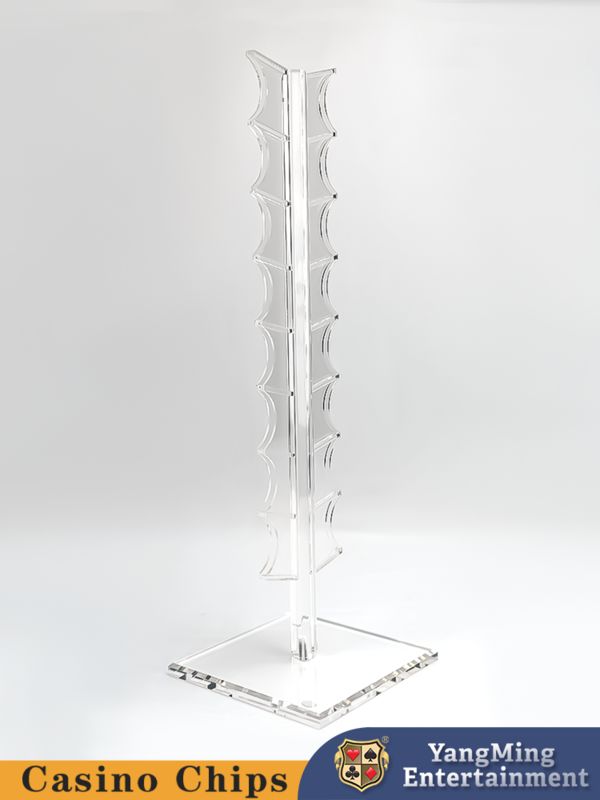 Jakość 16 sztuk kasyno przezroczyste etui na żetony do pokera stół do gry okrągłe żetony przewoźnik stół do ruletki niestandardowy uchwyt fabryka