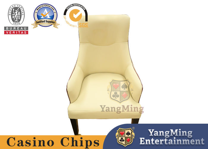 Qualità Casinò Baccarat Customized Beige Luxury Hotel Customized Casual Metal Pulley Seduta da pranzo fabbrica