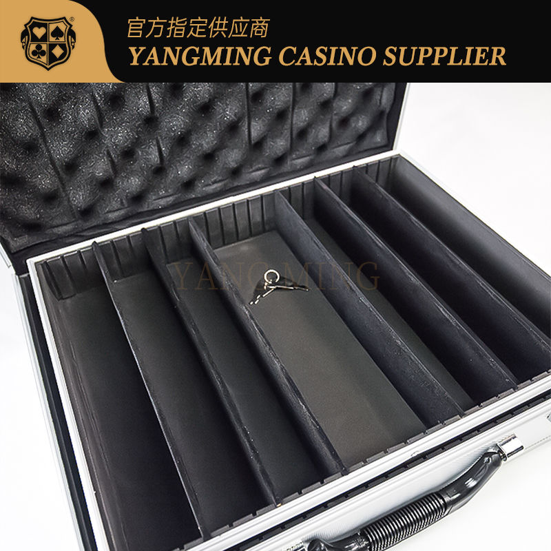 Quality Aluminum Carrying Case For Casino Poker Chip Set  Metal Poker Chip Box For 600pcs factory