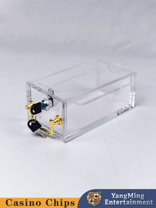 Qualität Spielkarte-Halter des Glücksspiel-Schürhaken-Ausschuss-Halter-dick Acryl-8 der Plattform-88*63mm Fabrik