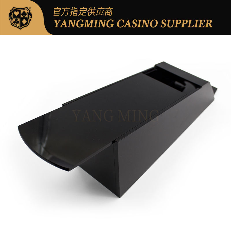 Jakość Czarny, w pełni zamknięty, klasyczny but do gry w pokera z wysokimi nóżkami na karty do gry, 6-8 talii, tasujący karty dla krupiera fabryka