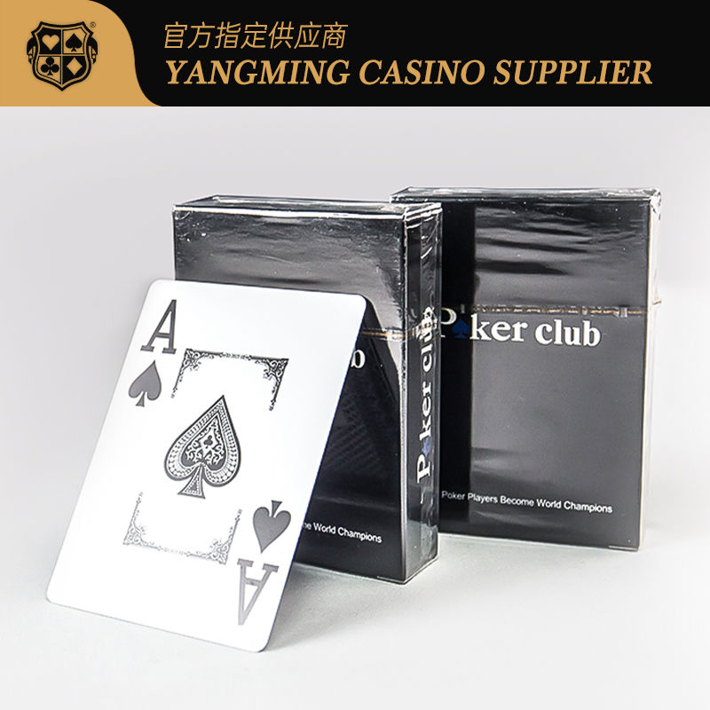 Qualità Texas Poker Club carte da gioco impermeabile nuovo materiale di plastica grande stampa carte da gioco da tavolo fabbrica