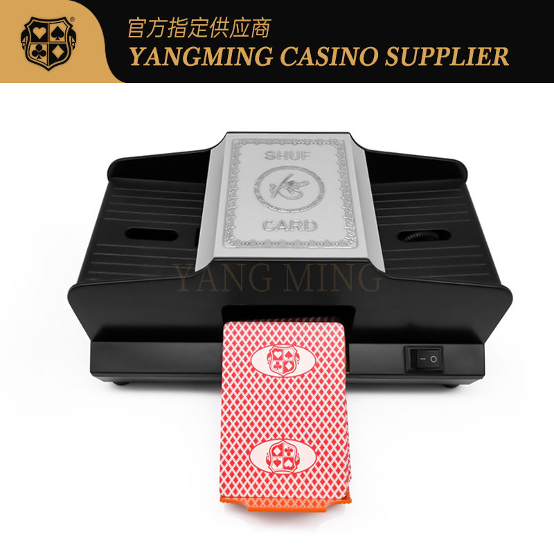 Qualité Baccara Texas Hold'Em 2 jeux de mélangeurs manuels pour jeux de table de casino pour jeux de casino usine
