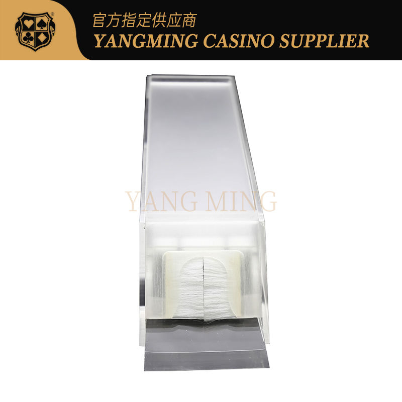 Kalite 8 Takım Akrilik Casino Poker Krupiye Buzlu Tasarım Özelleştirilebilir fabrika