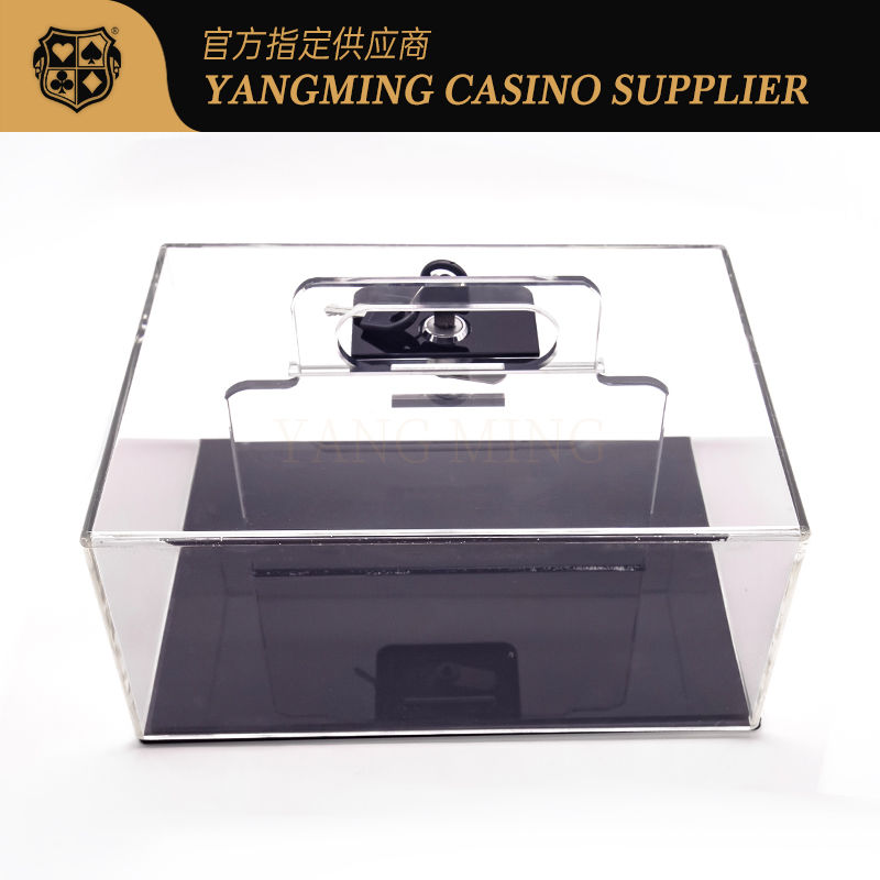 Chất lượng Kim loại sắt + Khóa acrylic Poker Chip Case Full Baccarat Bảng trò chơi nhà máy