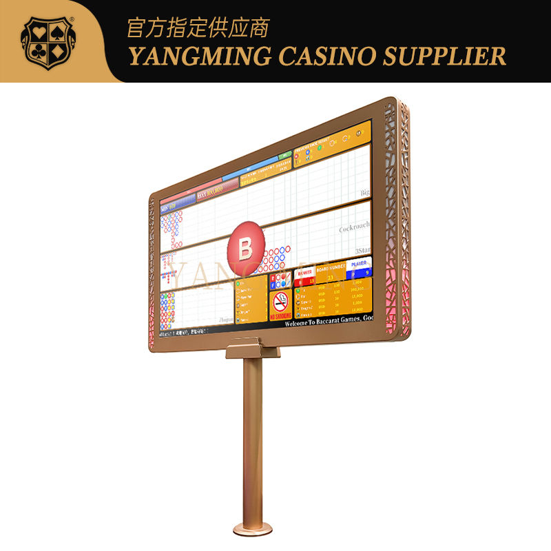 Quality New Upgrade Thick 27-inch Dual Sided Monitor With Lights For Casino Poker Games factory