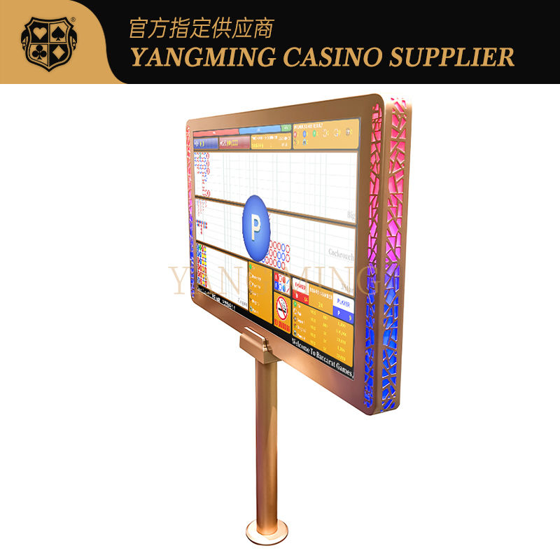 Qualità New Upgrade Thick 27-inch Dual Sided Monitor With Lights For Casino Poker Games fabbrica