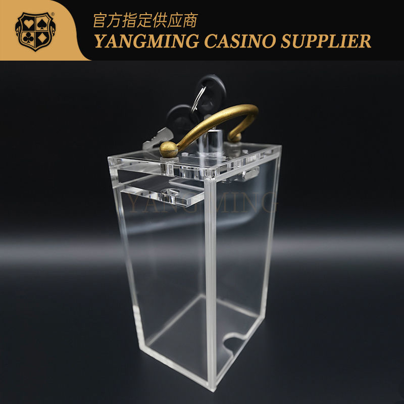 Jakość 6-pokładowy stół do pokera Baccarat Wysoki przezroczysty akryl 171 * 100 * 80 mm fabryka