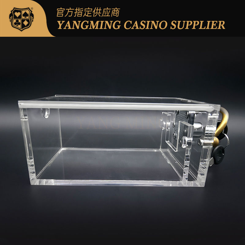 Jakość 6-pokładowy stół do pokera Baccarat Wysoki przezroczysty akryl 171 * 100 * 80 mm fabryka