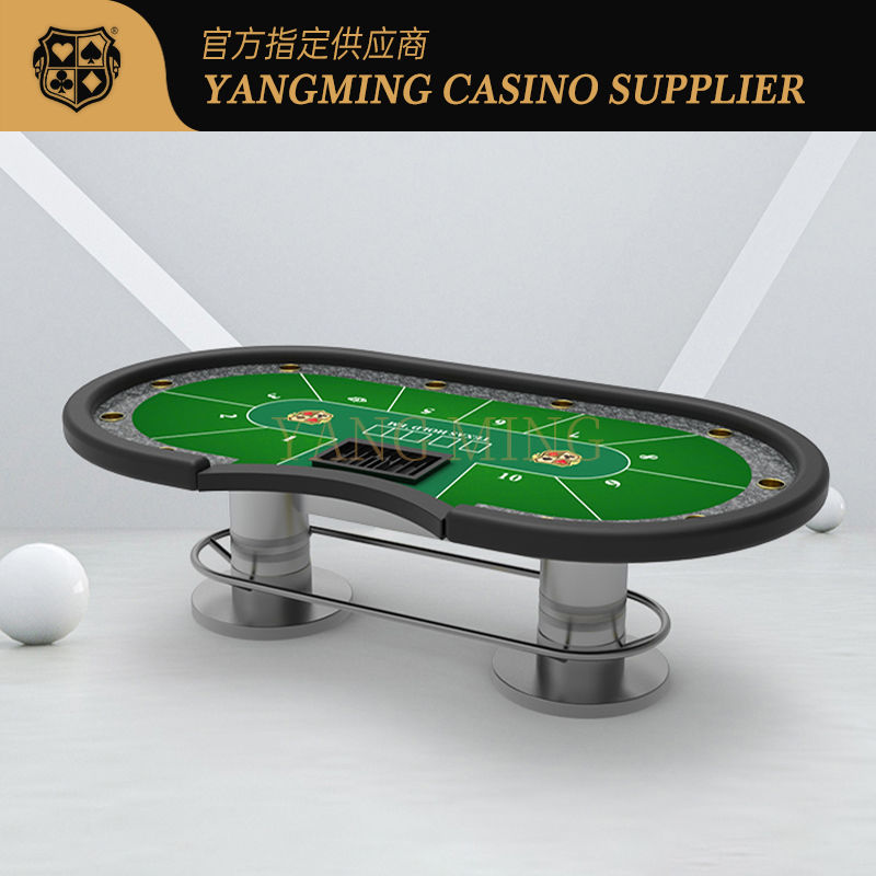 Qualität Ovale Metallscheibe-Texas Fireproof Board Game Poker-Tabelle BV-Bescheinigung Fabrik