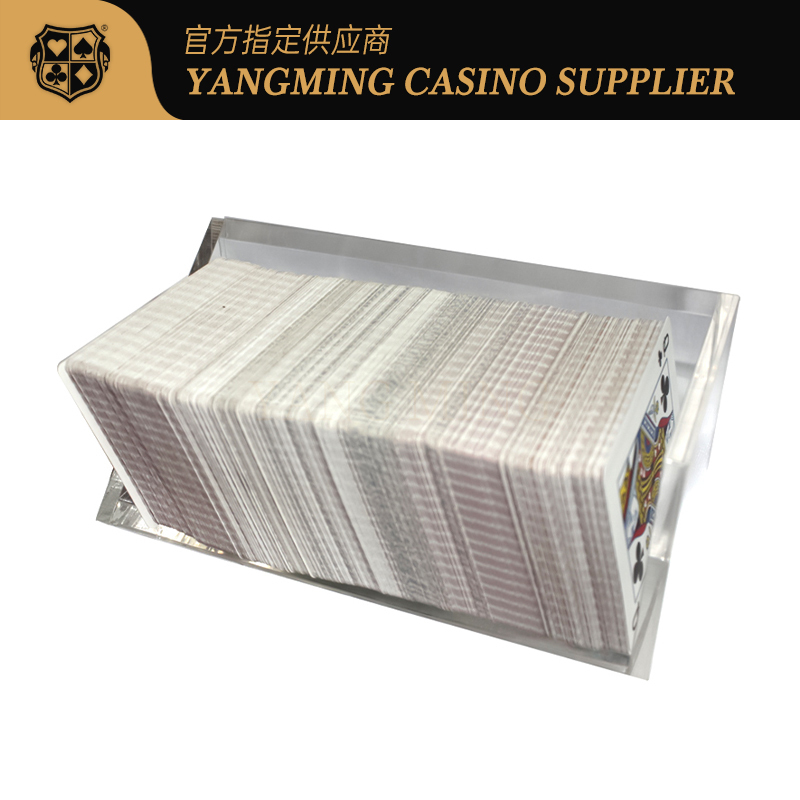 Jakość 6 Deck Akrylowy, pełny polski uchwyt na karty do gry w blackjacka fabryka