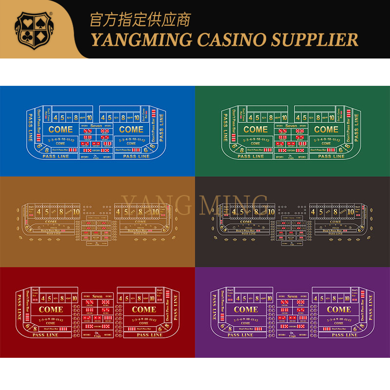 Quality Original Design Sic Bo Casino Game Printed Poker Table Waterproof Layout factory