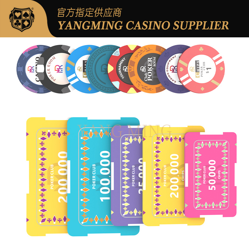 Quality High-End Ceramic Poker Chips – Fully Customizable Casino Supplies For Casino Game factory