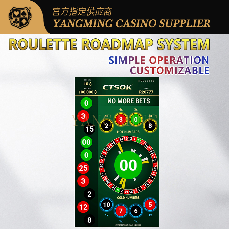 Quality International Standard Roulette Poker Table Electronic System Interface For Casino Game factory