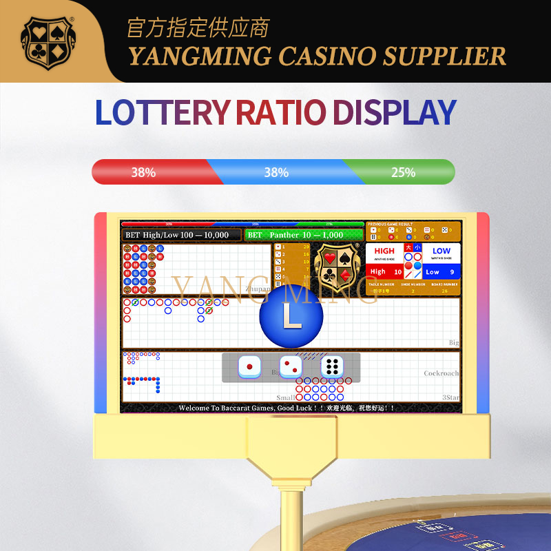 Quality Electronic Sic Bo Roadmap Display System – Customizable Casino Dice Game Solution factory