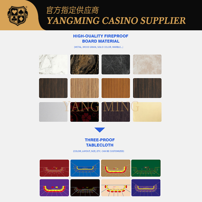 Qualität Solid Wood 10-Person Poker Table – High-End Baccarat Gambling Table For Sale Fabrik