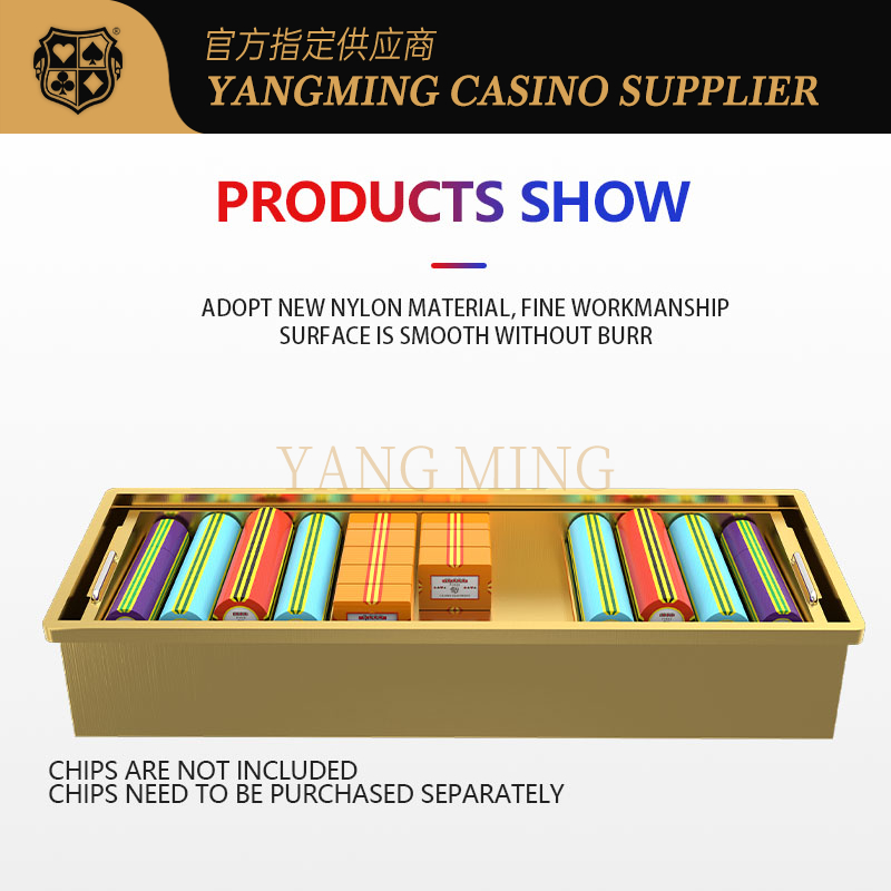 Qualità Vassoio per fiches da poker con chiusura a caldo per accessori da gioco di casinò Baccarat Poker fabbrica