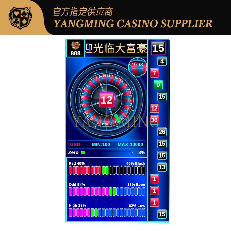 Jakość Elektroniczny interfejs dla międzynarodowego systemu stołu do gry w kasynie, ruletce i pokera fabryka