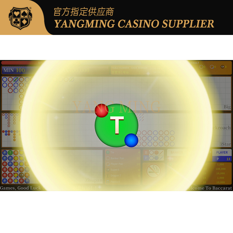 Kwaliteit Baccarat V1 Casino Game System — Standaard, Aanpasbaar Voor Pokertafels fabriek