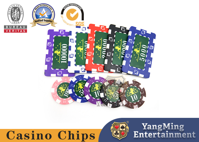 Qualité Ensemble translucide de Marco Style Casino Poker Chip avec Crystal Clear Texture usine