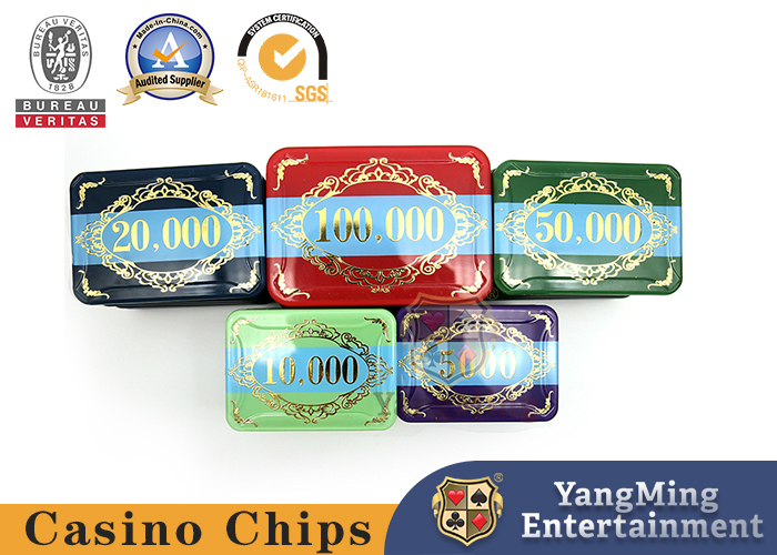 Qualité Les jetons de poker en plastique de casino d'économie ont placé 760 PCs avec le cas en aluminium usine