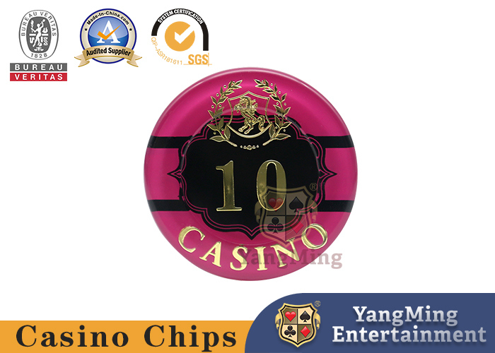 Qualité Nouveau matériel de casino de style de tisonnier d'ABS acrylique de Chips Tough And Durable With usine