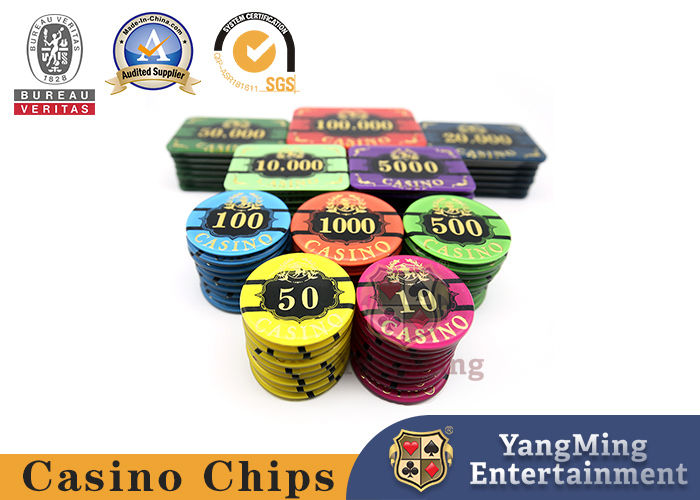 Qualità Nuovo materiale del casinò di stile della mazza dell'ABS acrilico di Chips Tough And Durable With fabbrica