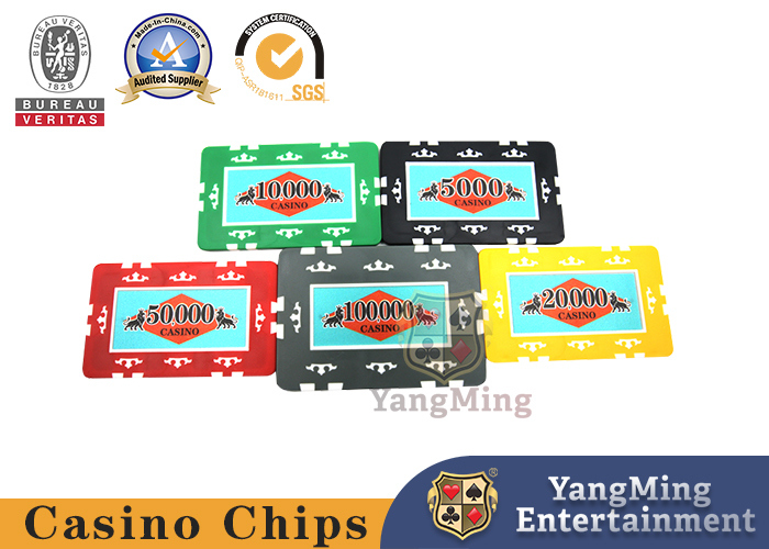 품질 커스텀 로고 헌신적 박스와 엔터테인먼트 ABS 재질 RFID 카지노 칩 공장