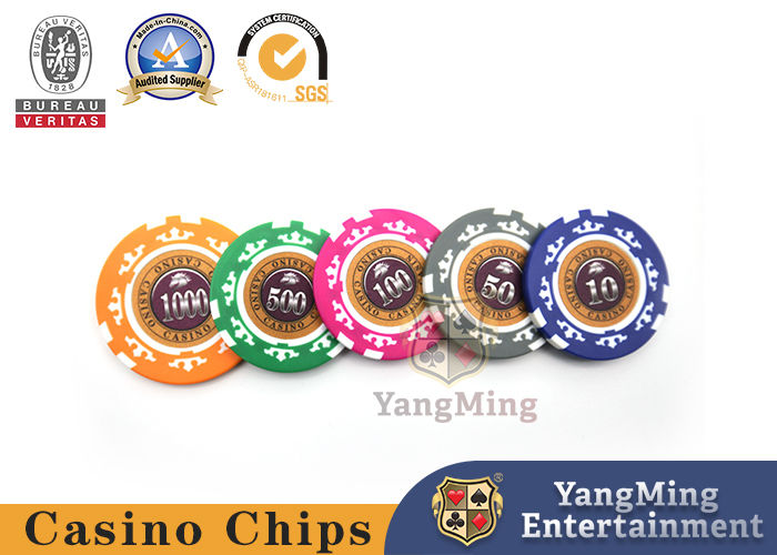 Kualitas 760 Pcs Texas Holdem Style 12g Clay Poker Chips Set Standar Pabrik Dengan Casing Aluminium Asli pabrik