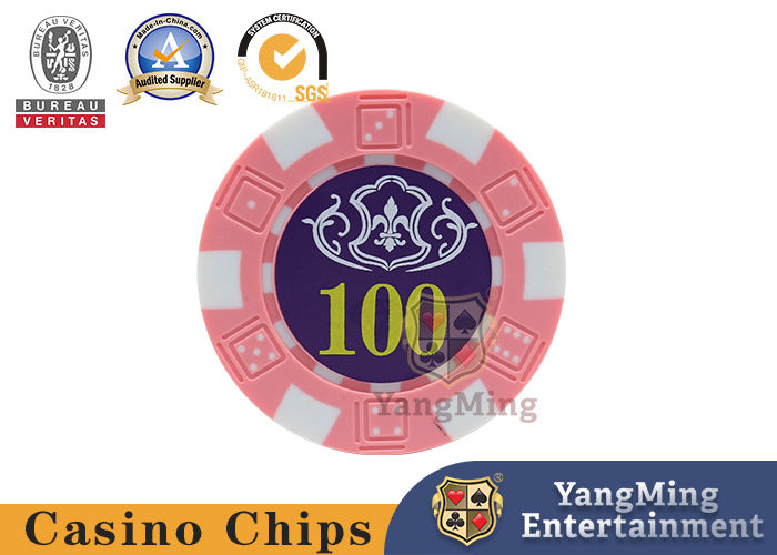 الجودة 760pcs 14g ABS الحديد الأساسية المخصصة الأمريكية كازينو كازينو بوكر رقاقة مجموعة حبر الشاشة الحريرية البرنز مصنع